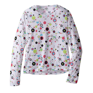 Hot Chillys Youth Pepper Print Crew Neck